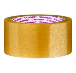 Nastro da imballo COMET in PP - adesivo acrilico a base d'acqua - 50 mm x 66 m - trasparente