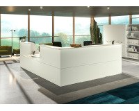 En_bancone reception 140 cm musa bianco 