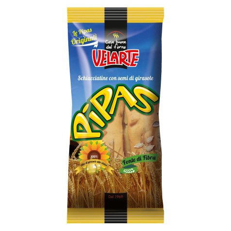 Barrette di pane croccante Pipas 55 unità da 50 g