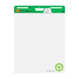 Mobiel paperboard - flipover Meeting Chart gerecycleerd Post-it® - set van 2 stuks