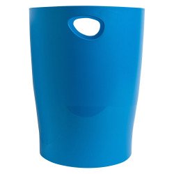 Corbeille à papier Ecobin Exacompta gamme Bee Blue turquoise