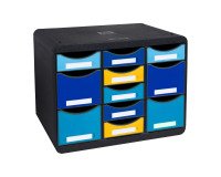 Klassifizierungsmodul Exacompta Storebox mit 11 Schubladen