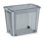 Boîte de rangement Smart Box 67 litres recyclée translucide
