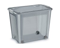 Storage box Smart Box 67 litres recycled and translucent