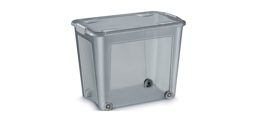 Boîte de rangement Smart Box 67 litres recyclée translucide