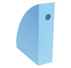 Range-revues Exacompta Mag-Cube Bee Blue  dos de 8,2 cm - bleu clair