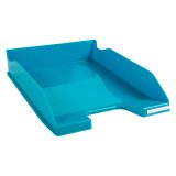 Corbeille à courrier standard Exacompta Bee Blue - couleurs tendances