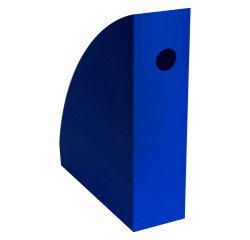 Magazine rack Exacompta Mag-Cube Bee Blue 8.2 cm wide, trendy colors.