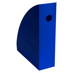 Range-revues Exacompta Mag-Cube Bee Blue dos de 8,2 cm couleurs tendances