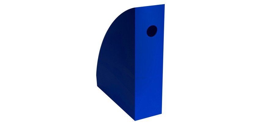 Range-revues Exacompta Mag-Cube Bee Blue dos de 8,2 cm couleurs tendances