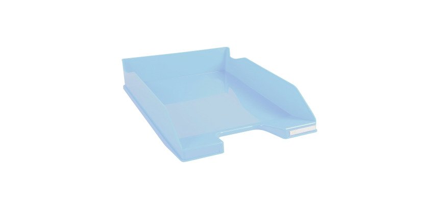 Corbeille à courrier standard Exacompta Bee Blue - couleurs tendances