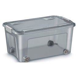 Opbergdoos Smart Box 43 liter - gerecycleerd en doorzichtig