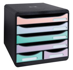 Module de rangement Exacompta Big Box Maxi 6 tiroirs