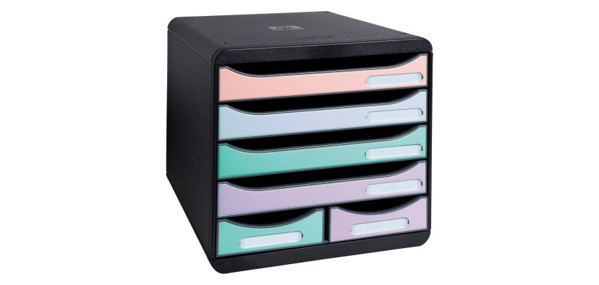 Module de rangement Exacompta Big Box Maxi 6 tiroirs