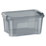Storage box Smart Box 13 litres recycled and translucent