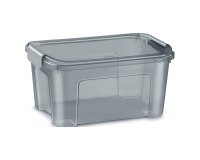 Caja de almacenamiento apilable translúcida reciclada Smart Box de CEP de 13 L
