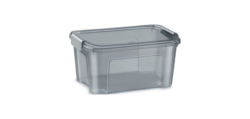 Boîte de rangement Smart Box 13 litres recyclée translucide
