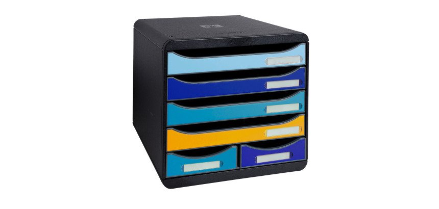 Module de rangement Exacompta Big Box Maxi 6 tiroirs