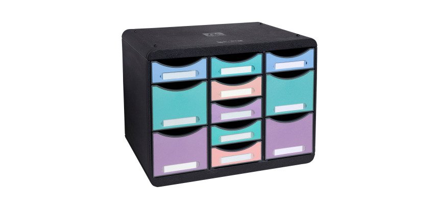 Módulo de almacenamiento de 11 cajones Storebox de Exacompta