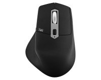 Ratón inalámbrico recargable semiergonómico negro ICLICK TNB