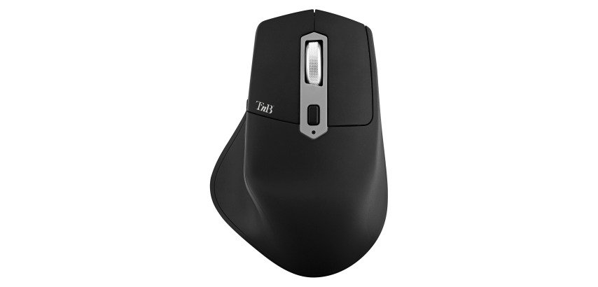 Maus kabellos halb-ergonomisch ICLICK T'nb schwarz