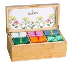 Thés et infusions Sélection Bio Pukka - Coffret en bambou de 42 sachets