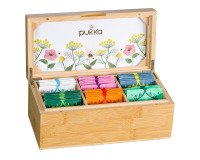 Thés et infusions Sélection Bio Pukka - Coffret en bambou de 42 sachets