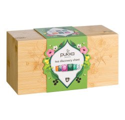 Thee en infusions Selection Bio Pukka - koffer in bamboe met 42 zakjes