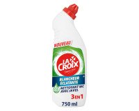 Gel WC 3 en 1 La Croix javel Blancheur Eclatante - Flacon de 750 ml