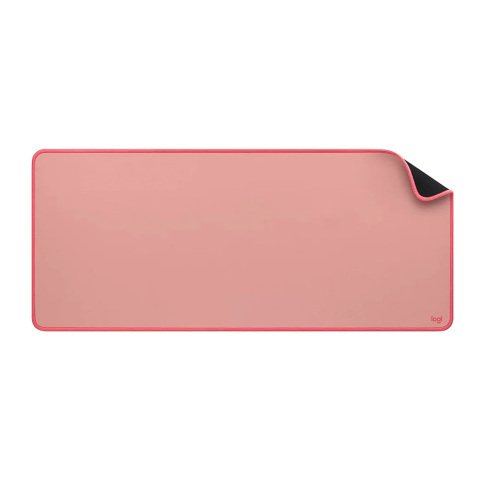 Alfombrilla de escritorio XL Logitech 30 x 70 cm Reciclada color rosa