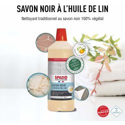 Savon à l'huile de lin Spado - Flacon 1 litre