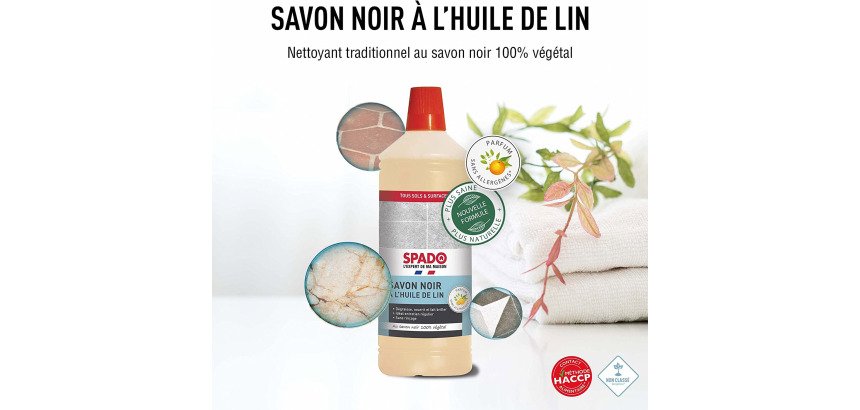Savon à l'huile de lin Spado - Flacon 1 litre