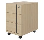 Caisson mobile 3 tiroirs Onyx