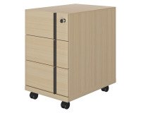 Caisson mobile 3 tiroirs Onyx