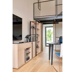 Sideboard L 160 cm Onyx light oak