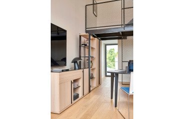 Buffetkast L 160 cm Onyx lichte eik