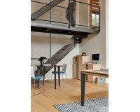 Houten kast met klapdeuren Onyx