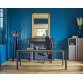 Bureau droit Direction Onyx plateau verre