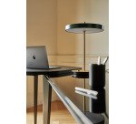 Bureau droit Direction E-Motion L 170 cm plateau verre