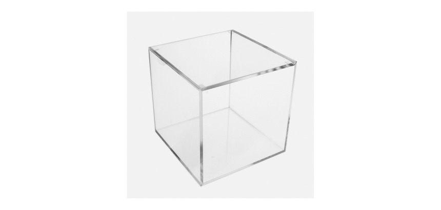 CUBO ESPOSITORE MULTIUSO IN PLEXIGLASS 30CM