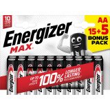 Pile alcaline Energizer Max AA 1200 mah alcalino 1.5 v 20 unità