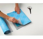 Scotch Flex and Seal Shipping Roll Blue 380mm x 3m, Easy Packaging Alternative to Postage Bags