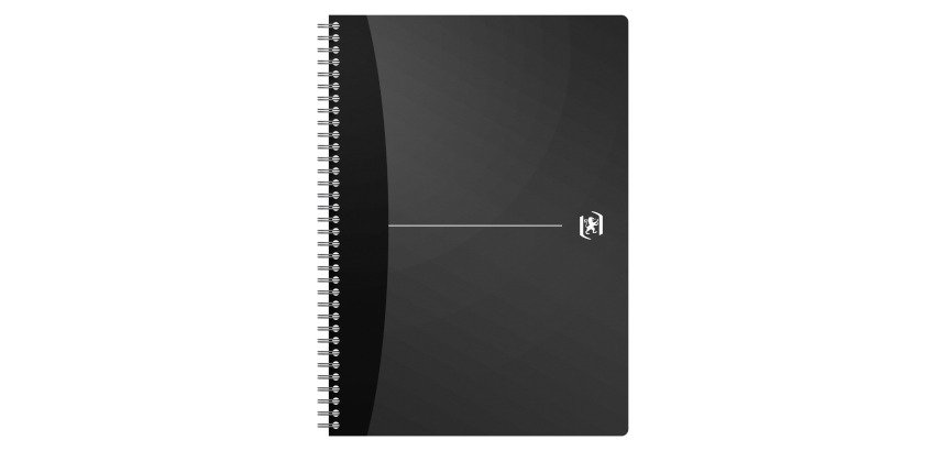 Cahier spirale Oxford Urban mix A4 21 x 29,7 cm - blanc ligné - 180 pages