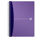 Cahier spirale Oxford Urban mix A5 14,8 x 21 cm - blanc ligné - 180 pages