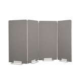 ZIP-ON partition wall - Fabric - Height 170 cm - with base