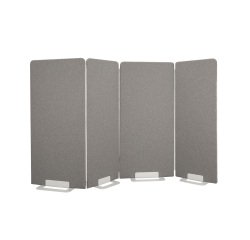 Cloison gris chiné ZIP-ON L.80 x H.170 cm