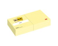 Blok Post-It geel gelijnd