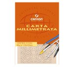 Blocco carta opaca millimetrata - 23 x 33 cm - 10 fogli - 80gr - Canson
