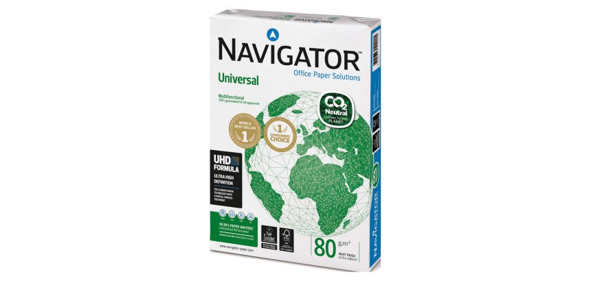 A4 Navigator Universal Paper CO2 Neutral 80 g/m² Pack of 5 reams 500 sheets
