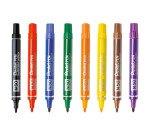 Marcatori permanenti Pentel N50 Tonda 1.3 mm assortiti 8 unità